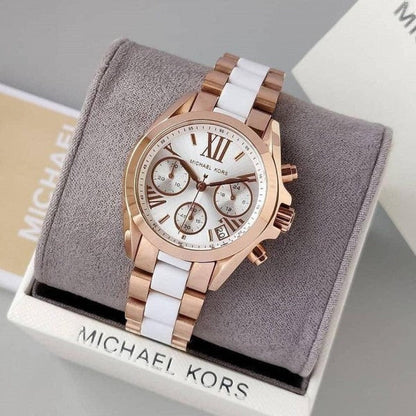 MK | WM05| White Women's Watch | 1:1 Quality- WHITE