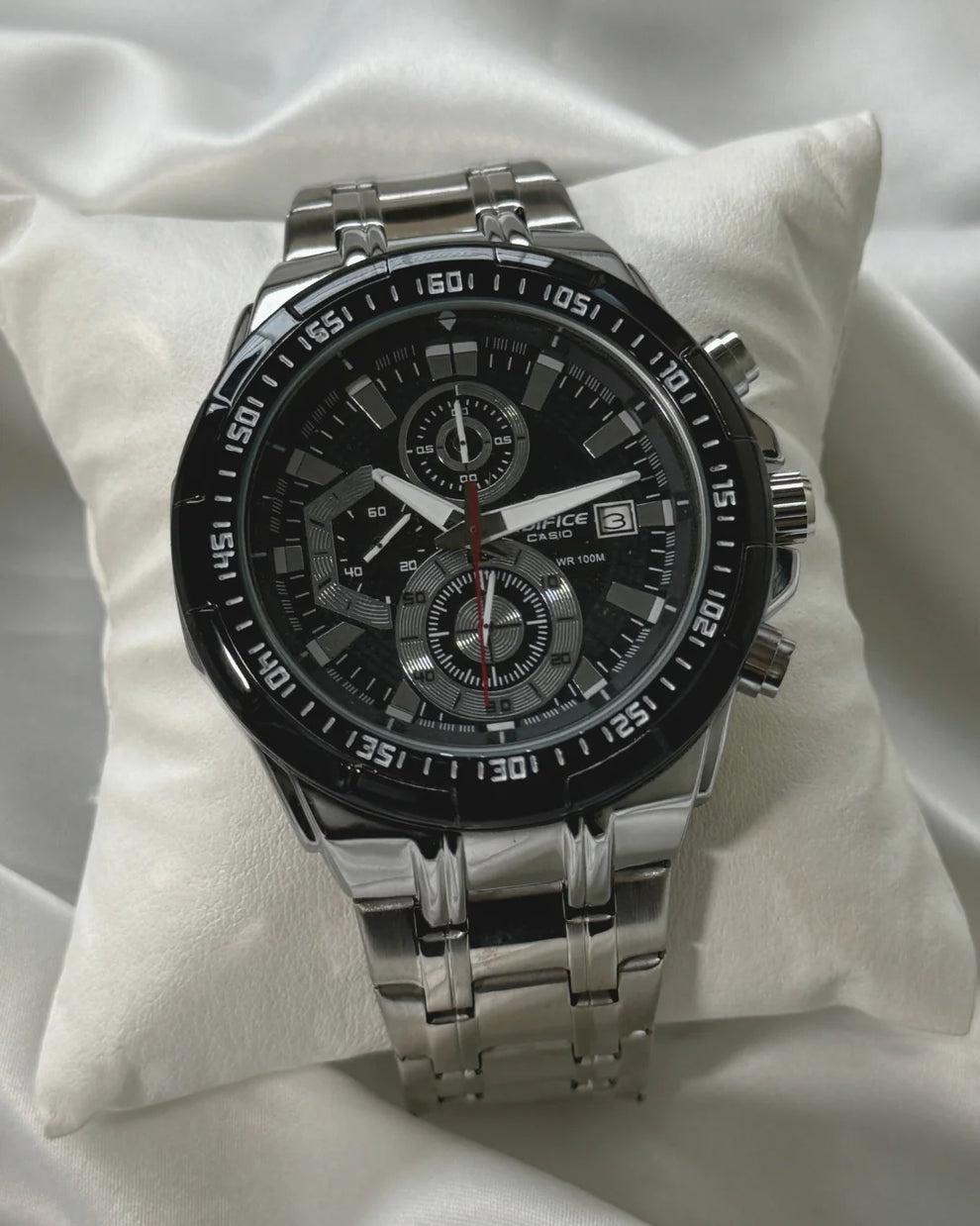 Casio Edifice EF-539D-1AV sliver and black 1:1 quality
